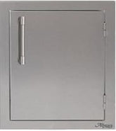 Alfresco 17" Single Access Door showcasing functional and organized outdoor kitchen storage.